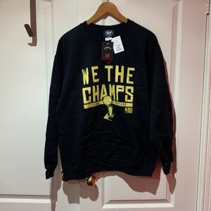 NWT “We the Champs” Raptors Sweatshirt Sz. L